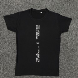 MUSIQQ krekls "Dzīve izdodas" / Izmērs: M / Krāsa: Melns
